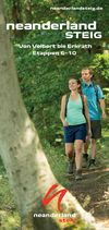 Titel des Folders zum NeanderlandSTEIG (Etappen 6 bis 10)