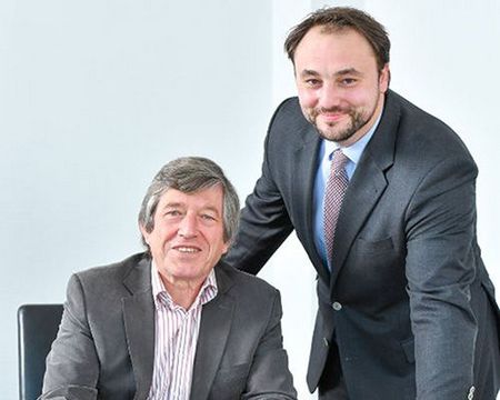 Günther Helmich und Timo Juchem, Geschäftsführung der Mülheimer Entsorgungsgesellschaft mbH