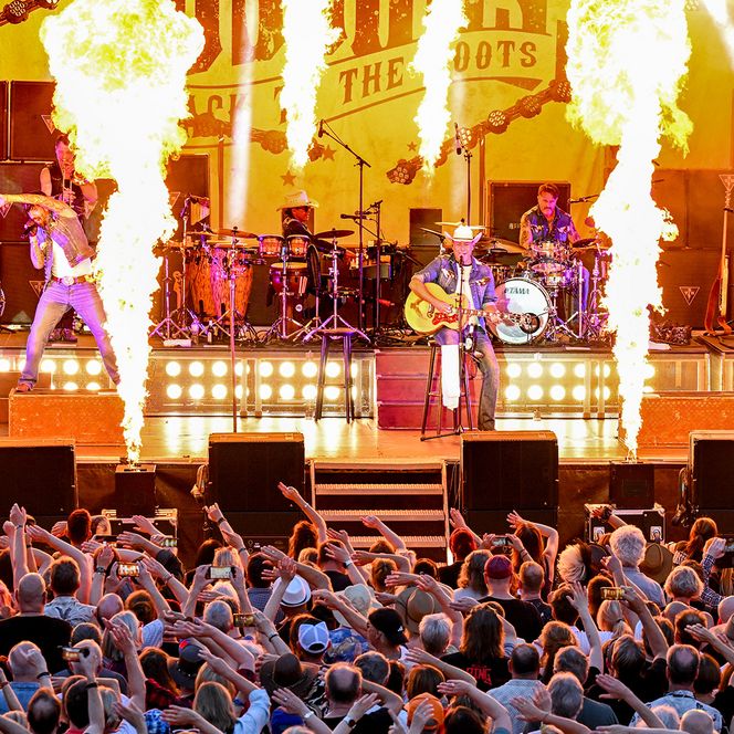 Zu sehen sind Aufnahmen vom MÜLHEIM SUMMER OPEN AIR 2026 im MüGa-Park mit der Band The BossHoss.