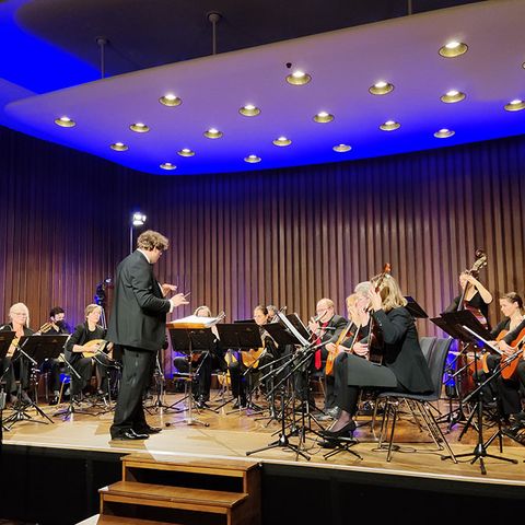 Konzert des Mülheimer Zupforchesters im Kammermusiksaal der Stadthalle