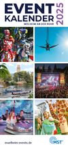 Titel des MST-Eventkalenders 2025 mit Veranstaltungsterminen in Mülheim an der Ruhr