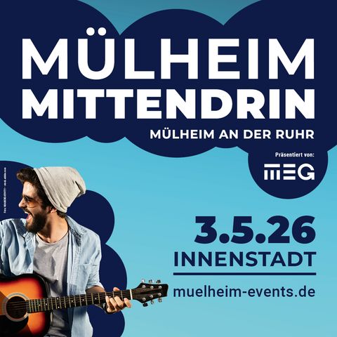 Werbemotiv „Mülheim mittendrin” 2026 in Mülheim an der Ruhr