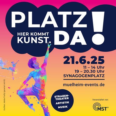 Image-Motiv „Platz da!” 2025 in Mülheim an der Ruhr