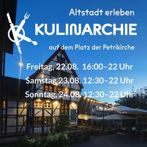 Image-Motiv „Kulinarchie” in der Altstadt.