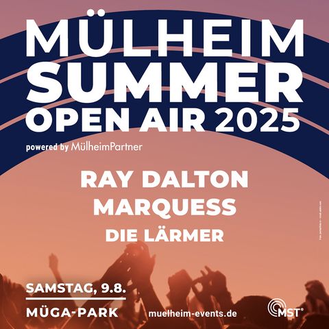 Image-Motiv „MÜLHEIM SUMMER OPEN AIR Samstag” 2025 in Mülheim an der Ruhr