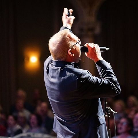Vorsänger beim Mitsingkonzert