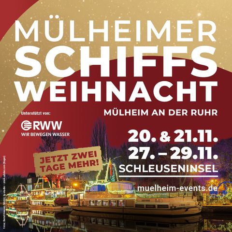 Image-Motiv „Mülheimer Schiffsweihnacht” 2026 in Mülheim an der Ruhr