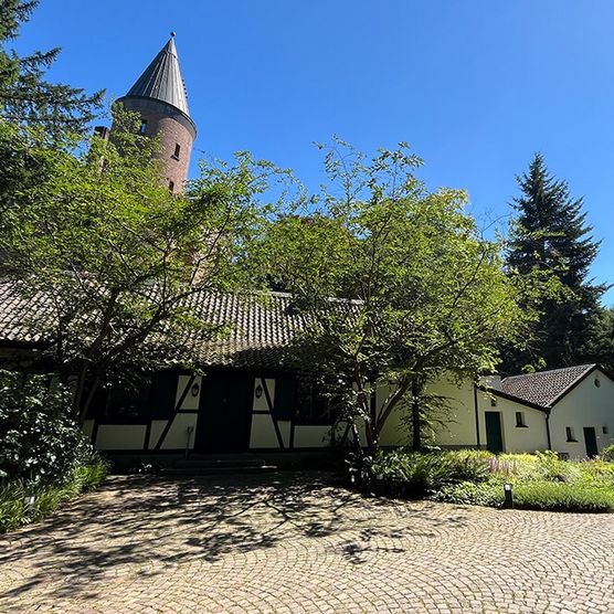 Fachwerkhaus am Schloss Landsberg in Ratingen 