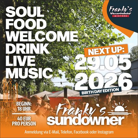 Image-Motiv „Franky's Sundowner” im Franky's Mintard.